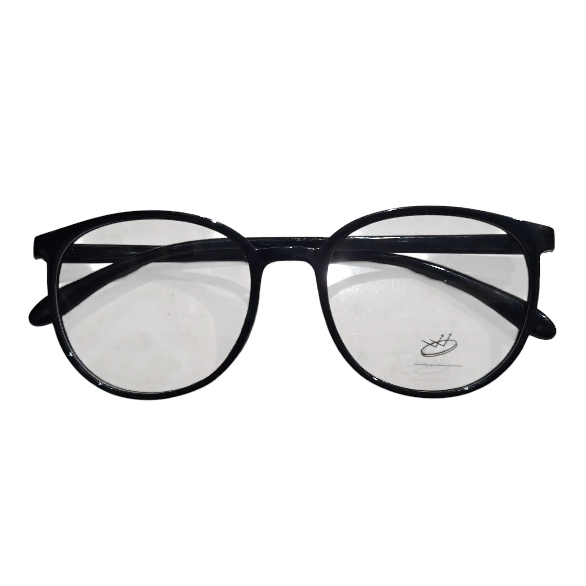 kacamata anti radiasi bulat frame hitam 007