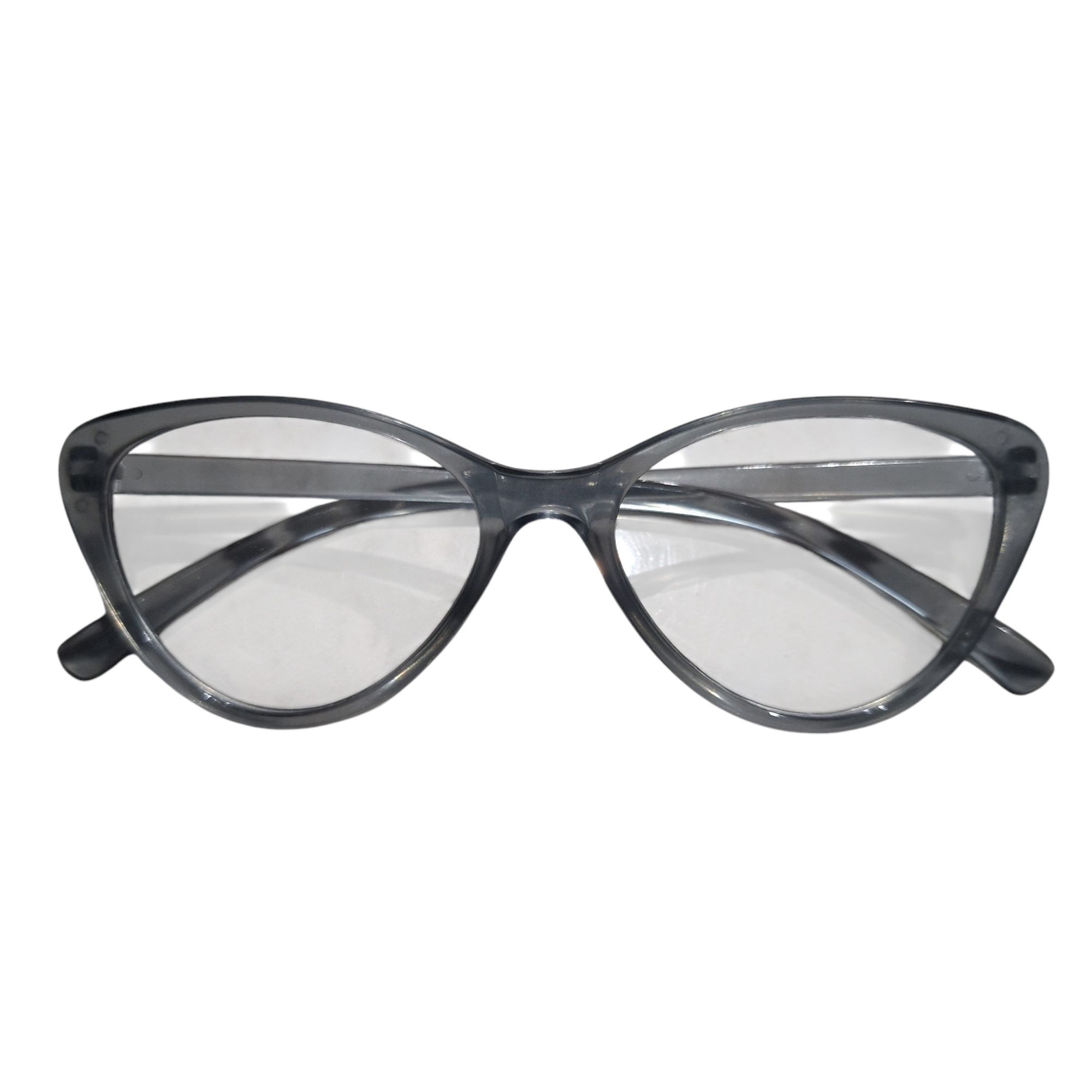 kacamata anti radiasi cat eye frame abu abu 002