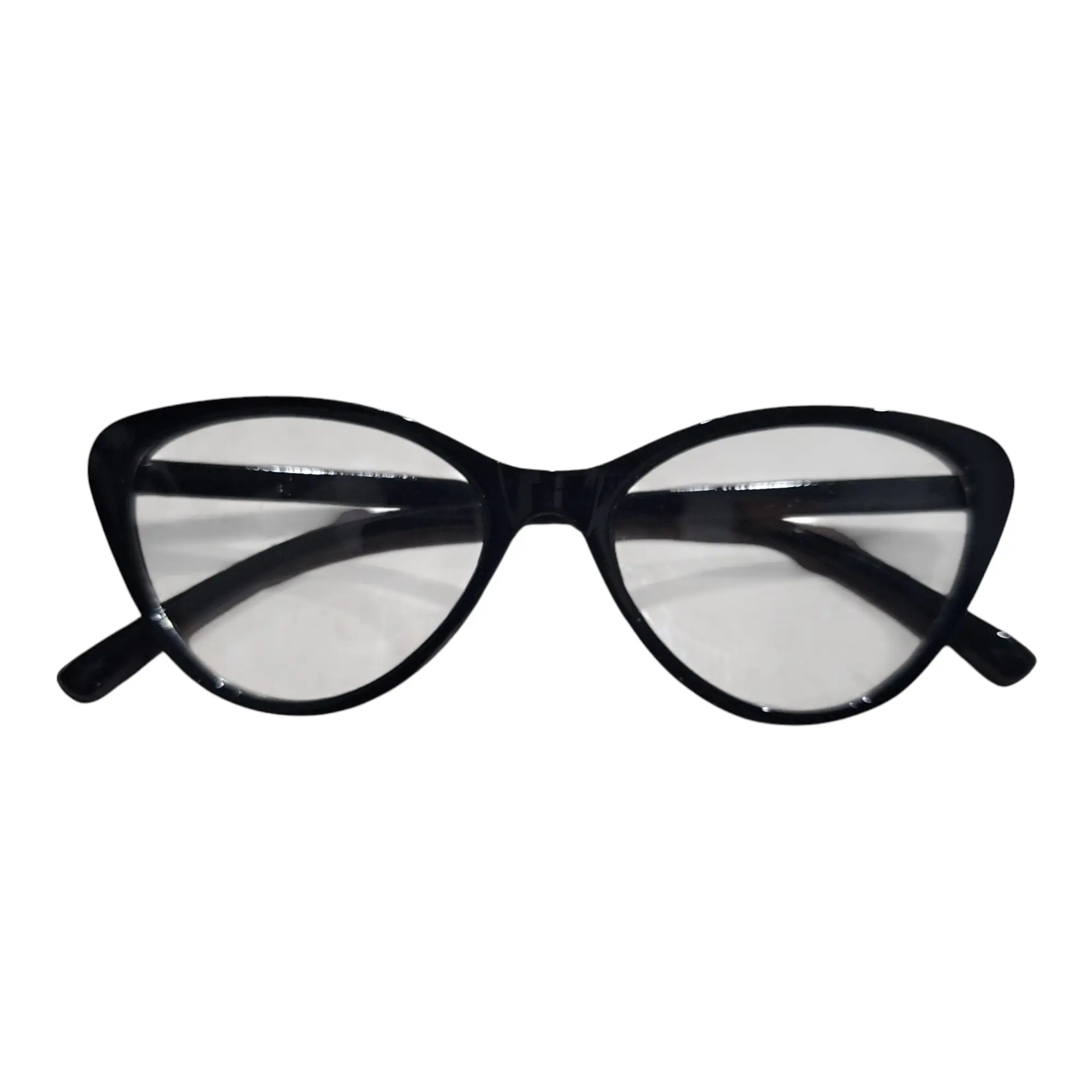 kacamata anti radiasi cat eye frame hitam glossy 002